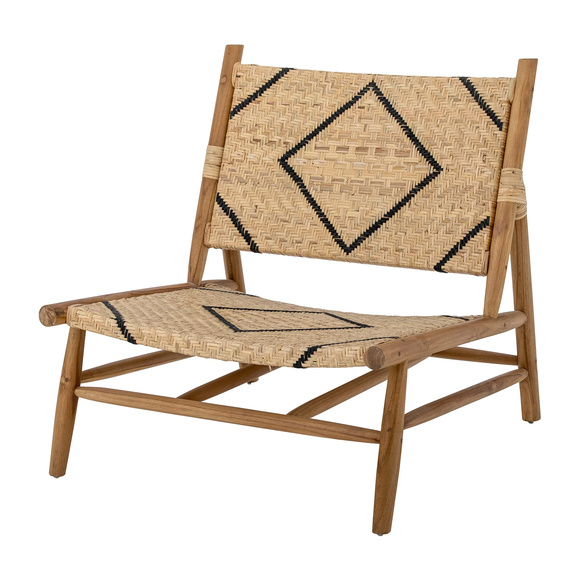 Lennox loungestoel, Natuur-teak Bloomingville