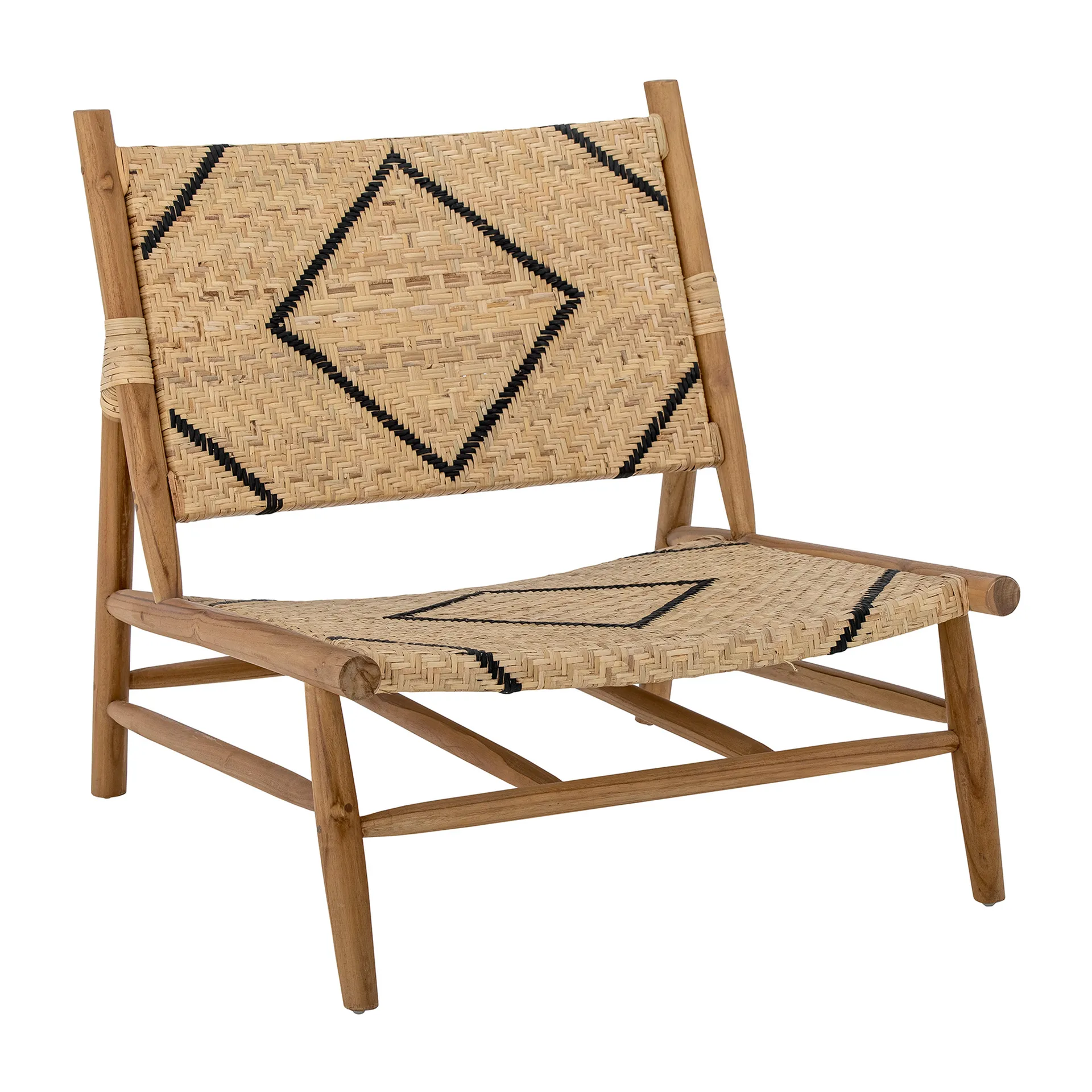 Lennox loungestoel, Natuur-teak Bloomingville
