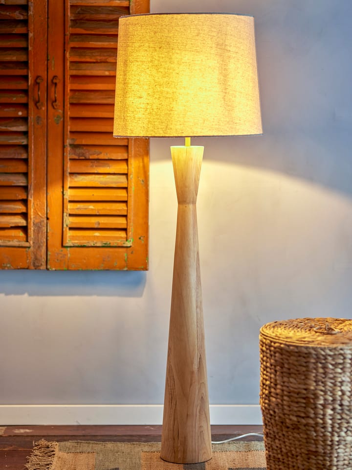 Leonor vloerlamp Ø45x130 cm, Rubberwood Bloomingville