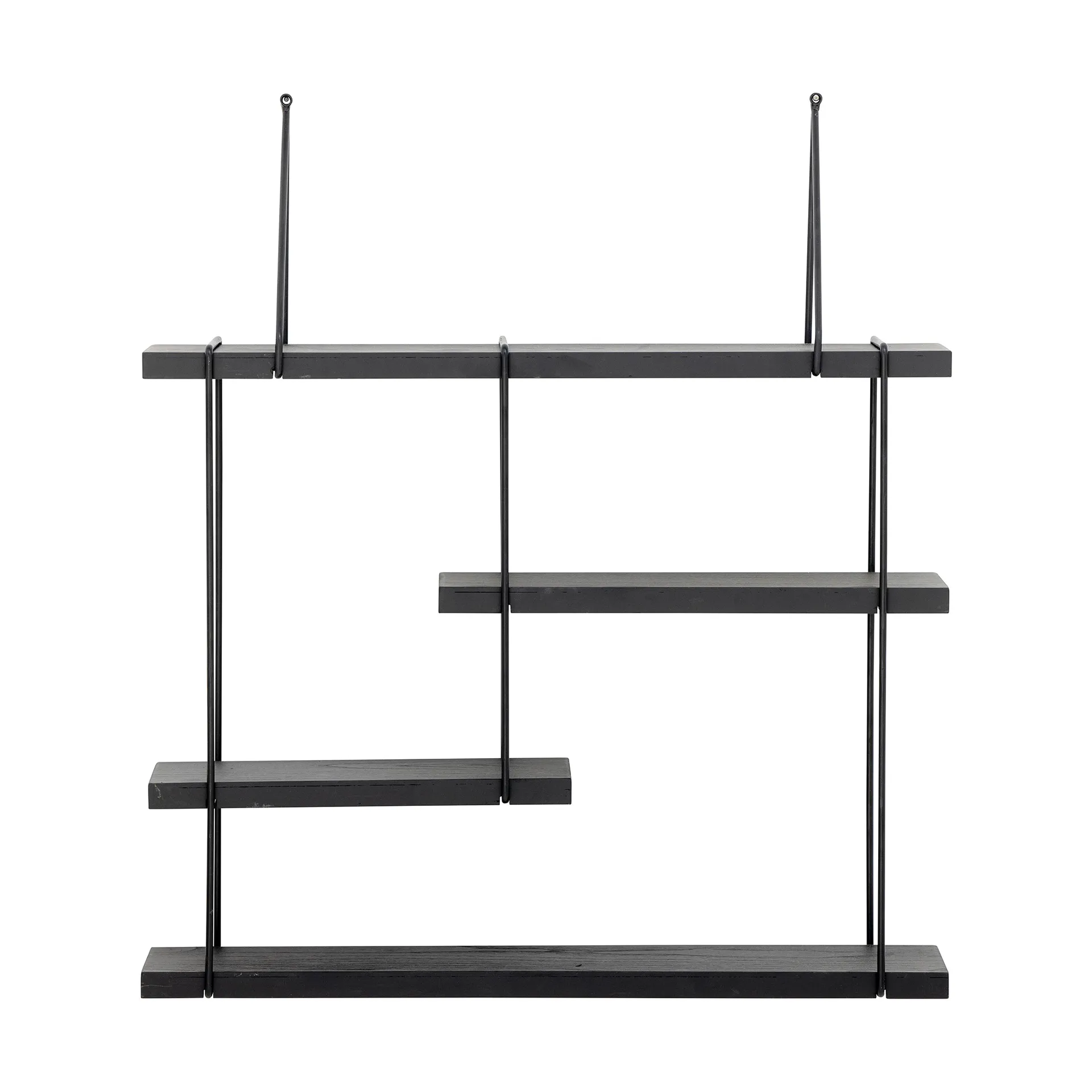 Lewis wandplank 60x65 cm, Black firwood Bloomingville
