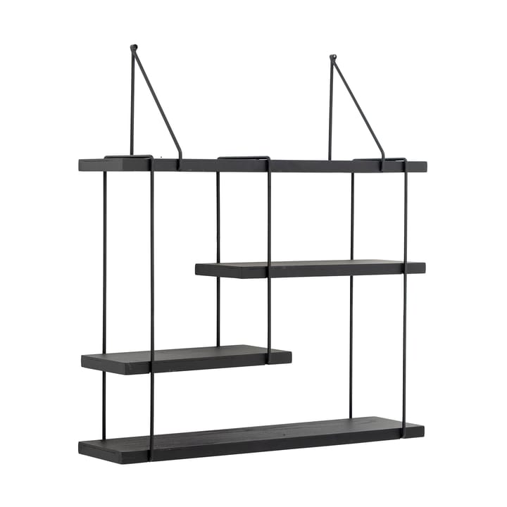 Lewis wandplank 60x65 cm, Black firwood Bloomingville