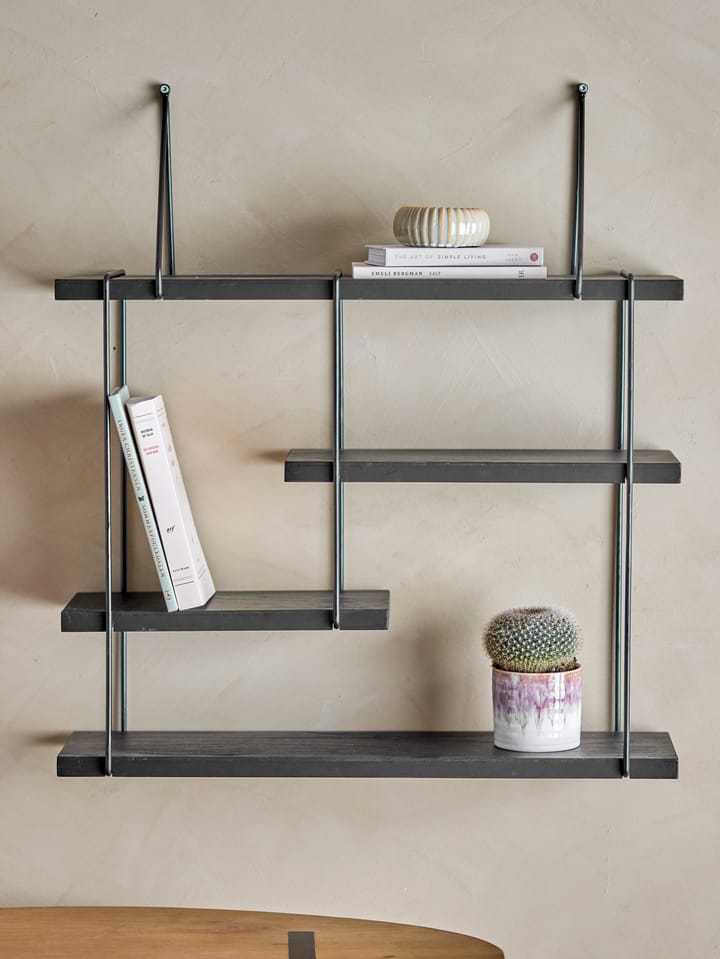 Lewis wandplank 60x65 cm, Black firwood Bloomingville