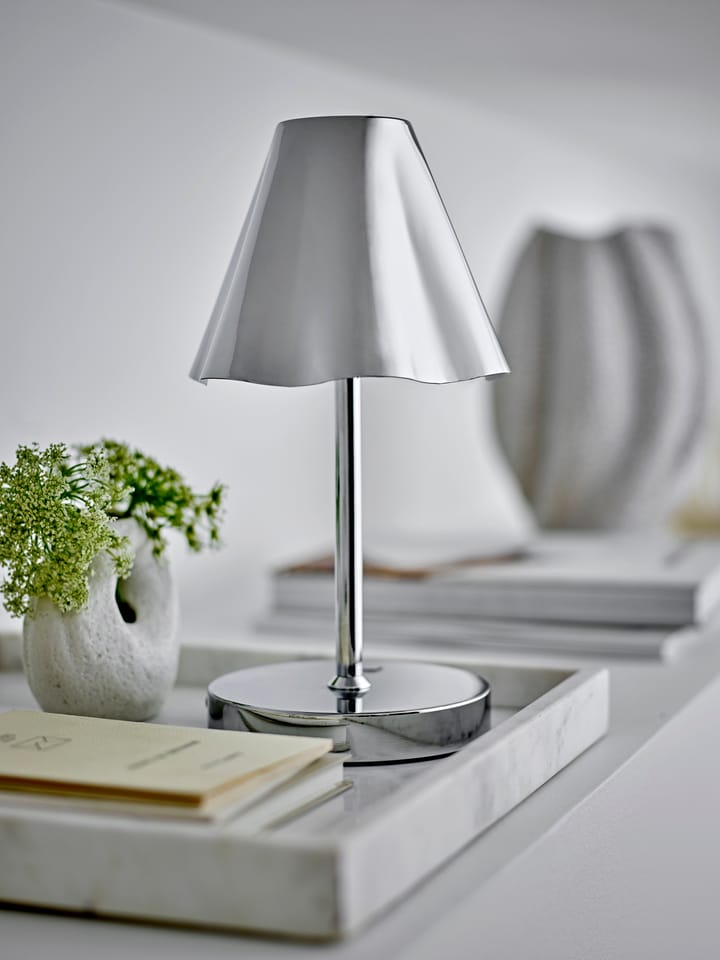 Lianna draagbare tafellamp 28 cm, Zilverkleurig Bloomingville
