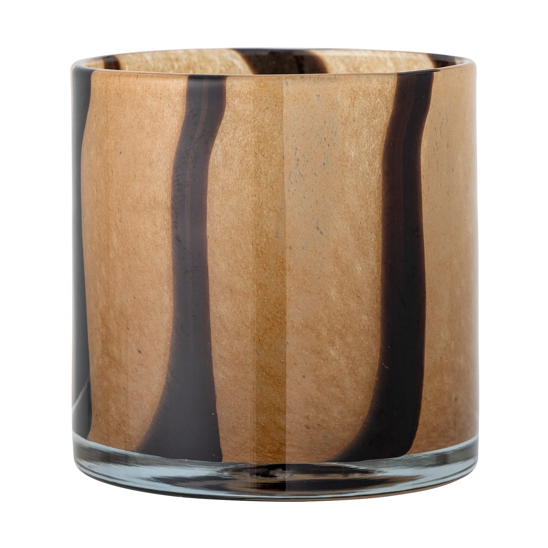 Liberty kaarsenhouder Ø15 cm, Kastanjebruin Bloomingville