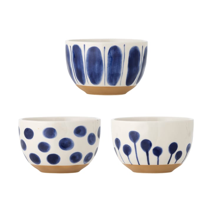 Linora schaal 58 cl 3-delig - Blauw - Bloomingville