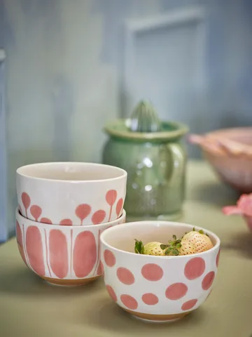 Linora schaal 58 cl 3-delig - Roos - Bloomingville