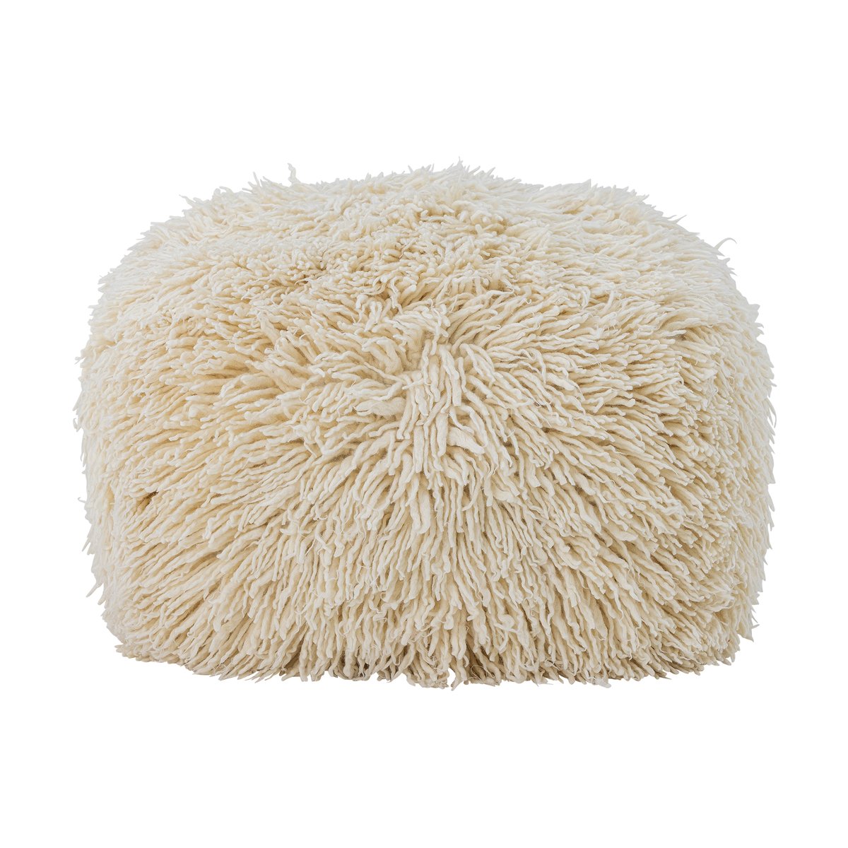 Bloomingville Lomba poef Natuur | Scandinavisch Interieur | Poefs en hockers | Wit