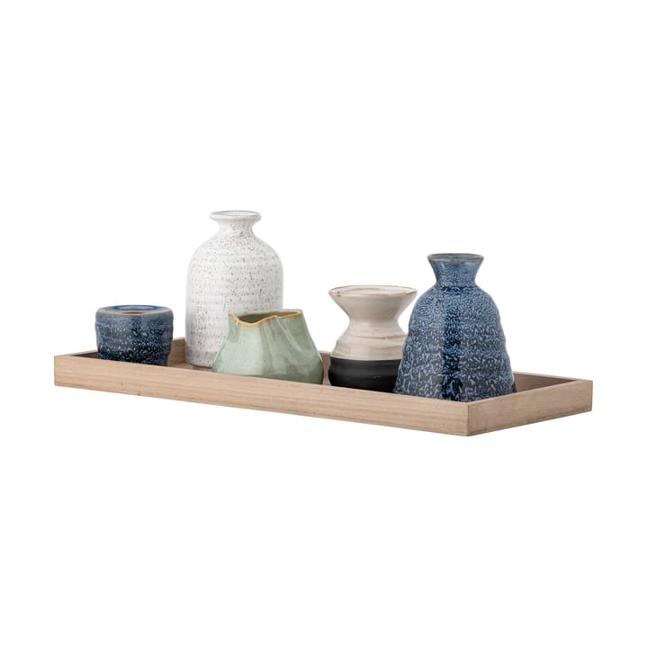 Longo plateau met waxinelichthouders 42 cm, Blue Bloomingville