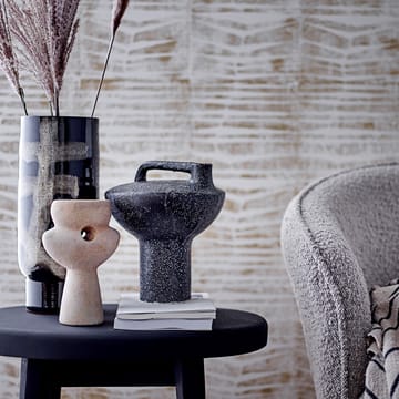 Lori vaas terracotta 19,5 cm - Zwart - Bloomingville