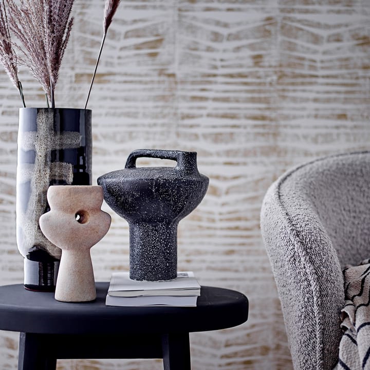 Lori vaas terracotta 19,5 cm - Zwart - Bloomingville