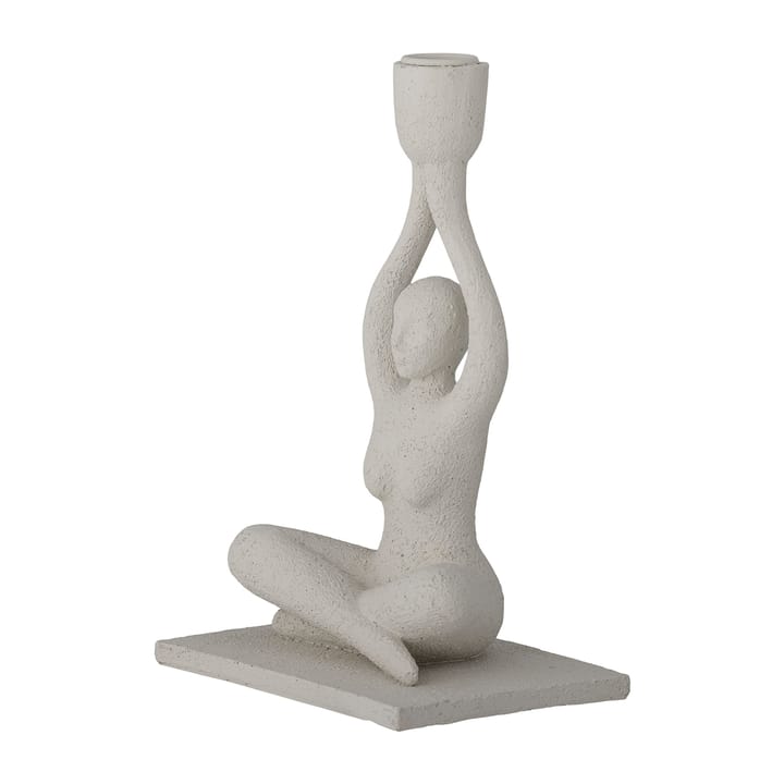 Lucie kandelaar 24 cm, Wit Bloomingville
