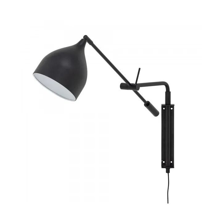 Lyam wandlamp 50 cm - Zwart - Bloomingville