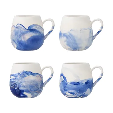 Lyre kop 4-pack - Blauw - Bloomingville