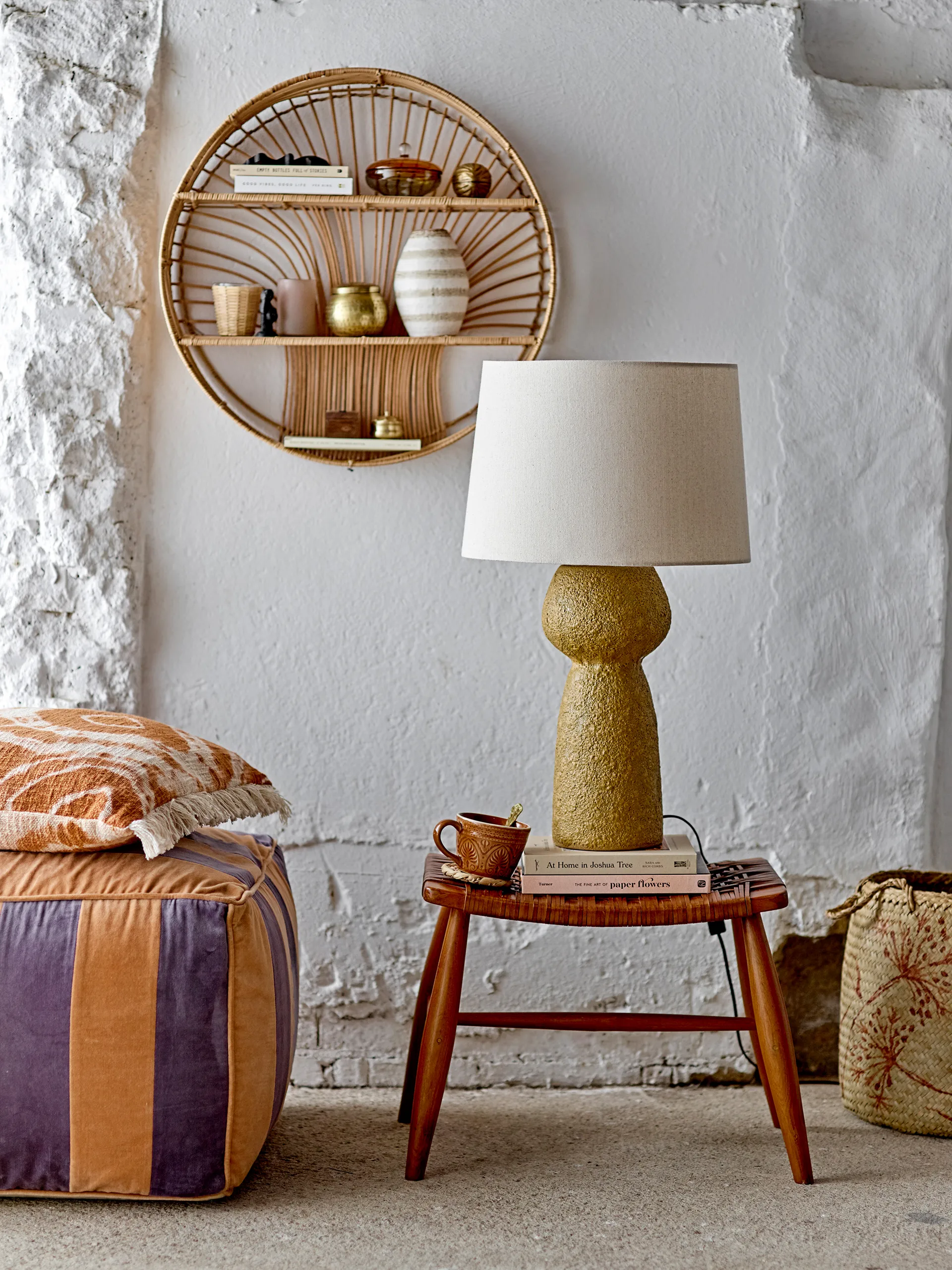 Macha waxinelichtjeshouder/vaas Ø6 cm, Paars-beige Bloomingville