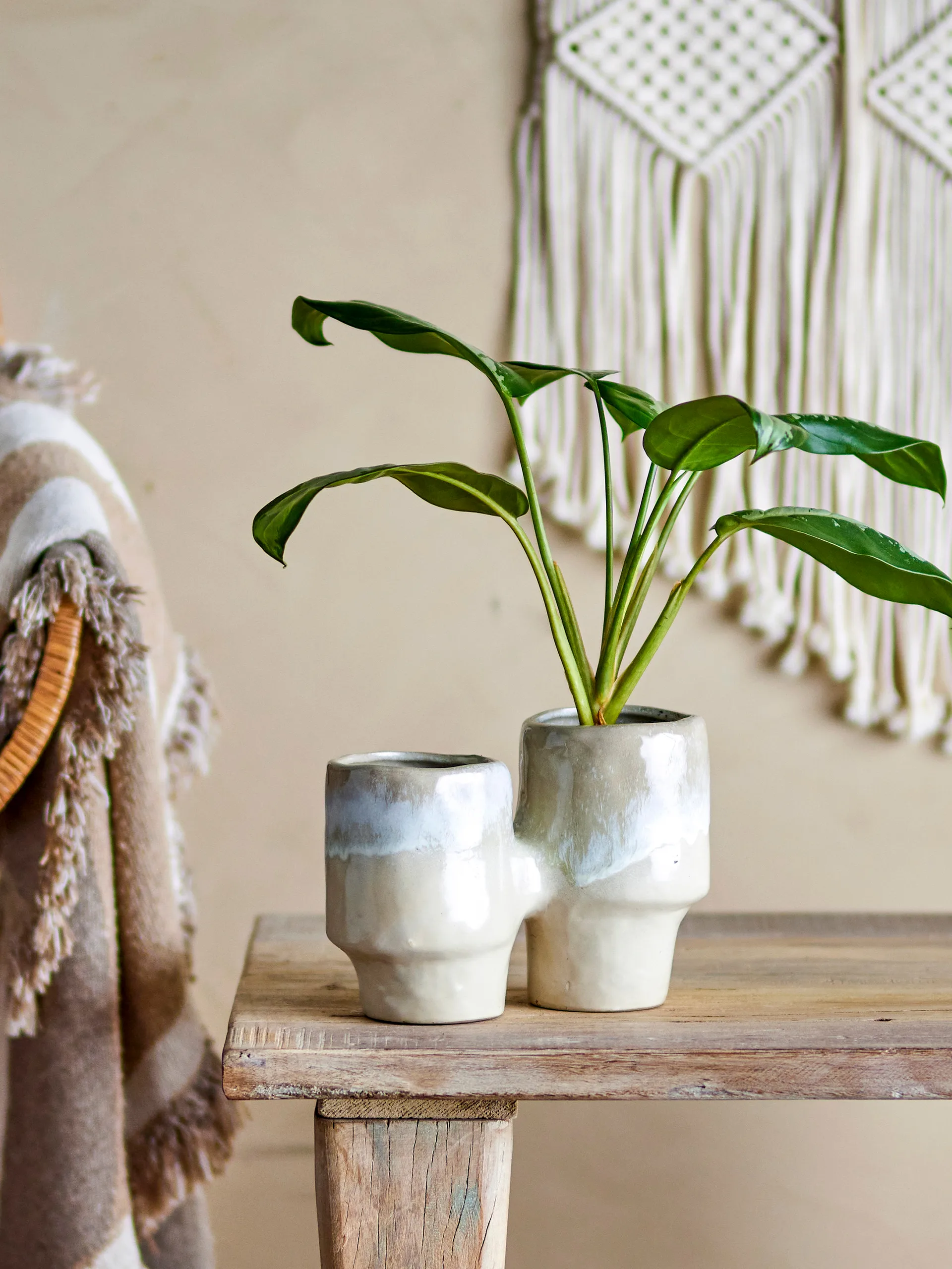 Maiak pot 23x16x11 cm, Brown Bloomingville