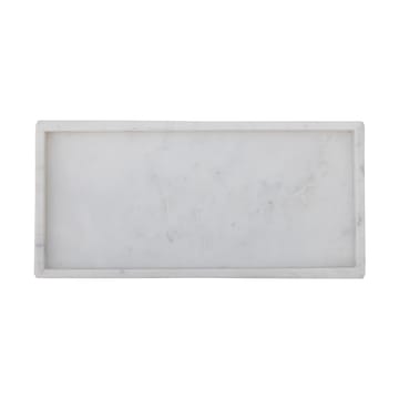 Majsa decoratieplateau 18x38 cm - White marble - Bloomingville