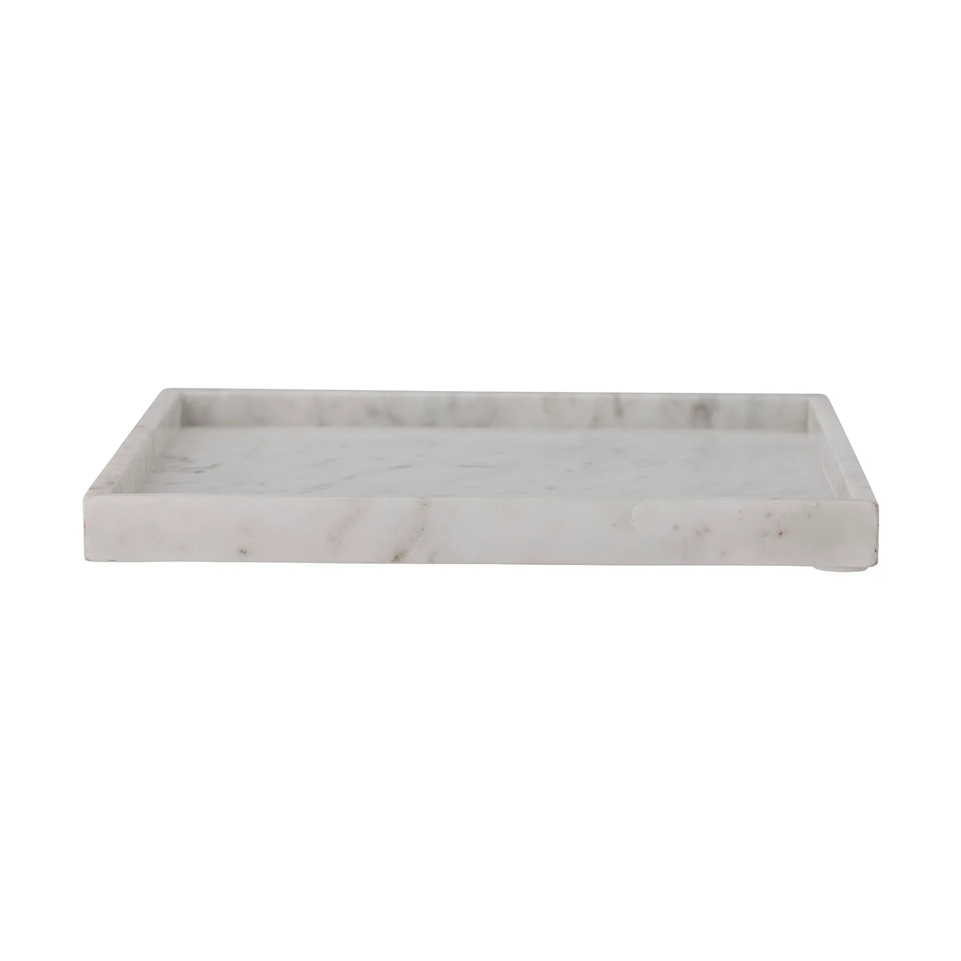 Majsa decoratieplateau 35x35 cm, White marble Bloomingville
