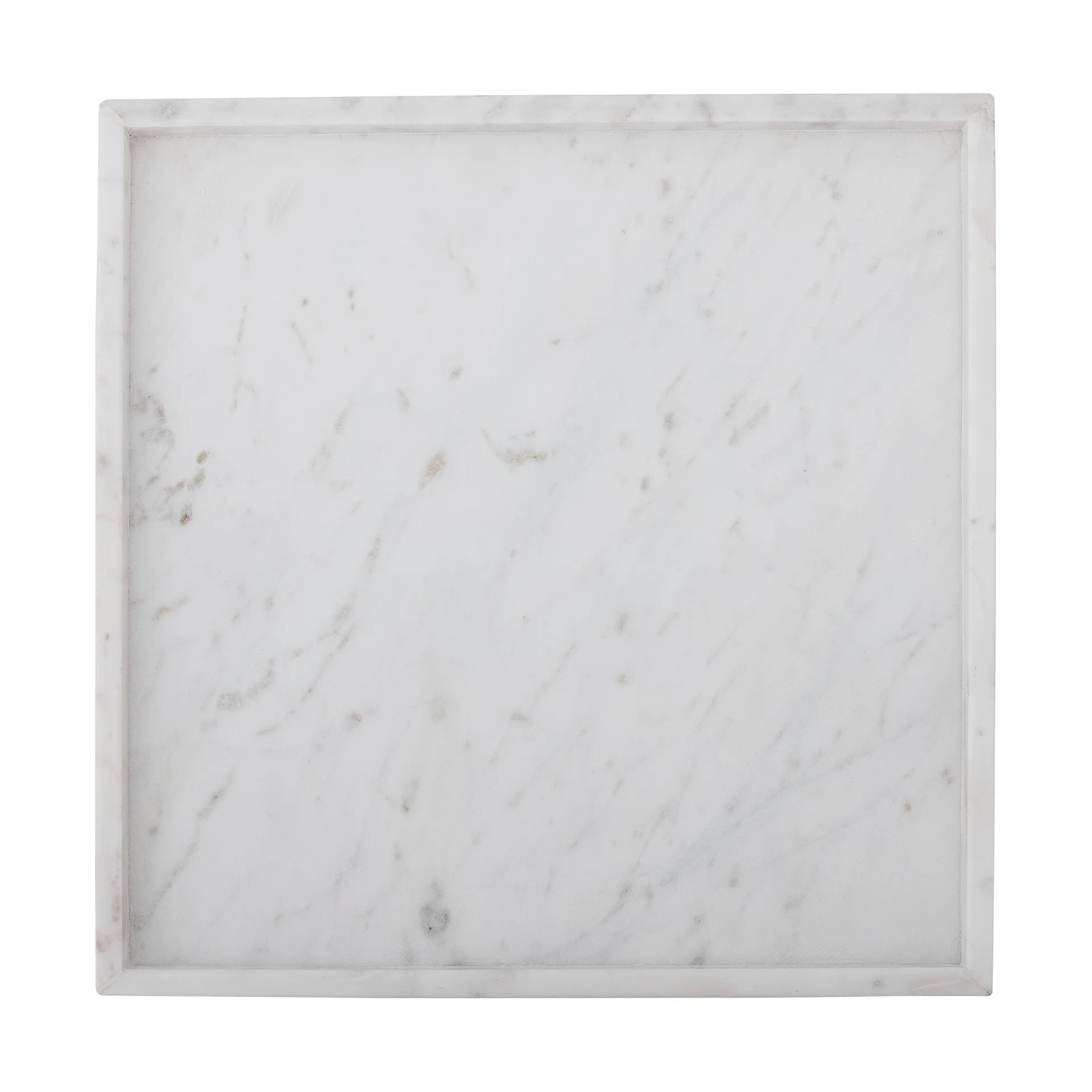 Majsa decoratieplateau 35x35 cm, White marble Bloomingville