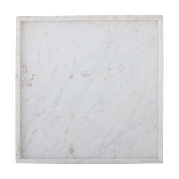 Majsa decoratieplateau 35x35 cm - White marble - Bloomingville