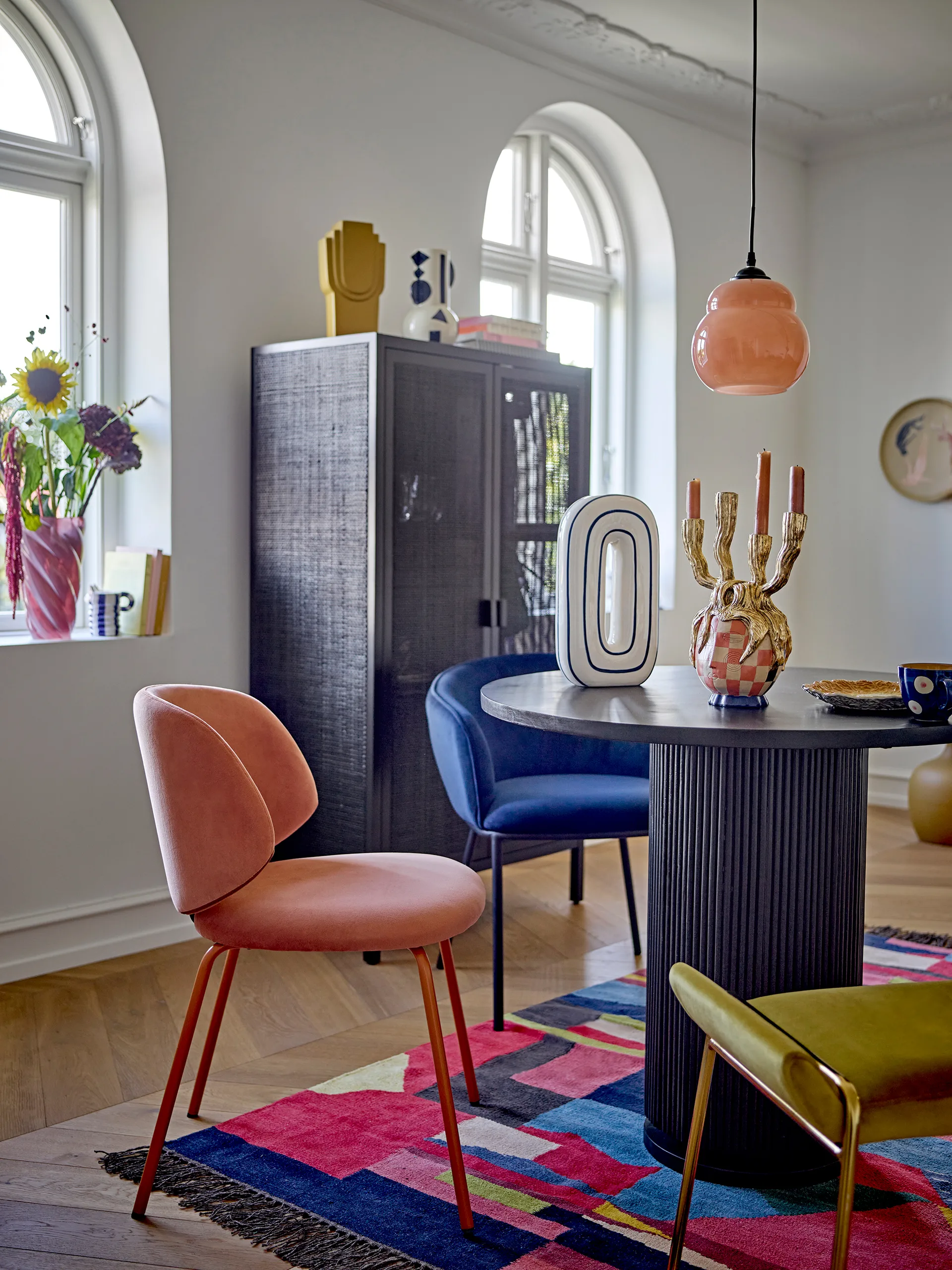 Marikka kast 85x40x150 cm, Black Bloomingville