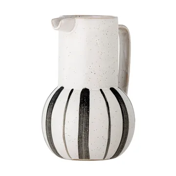 Marita karaf 1,35 L - Zwart-wit - Bloomingville