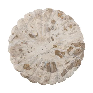 Marlie dienblad marmer Ø22,5 cm - Natuur - Bloomingville