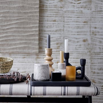Mashel kandelaar 16,5 cm - Zwart - Bloomingville