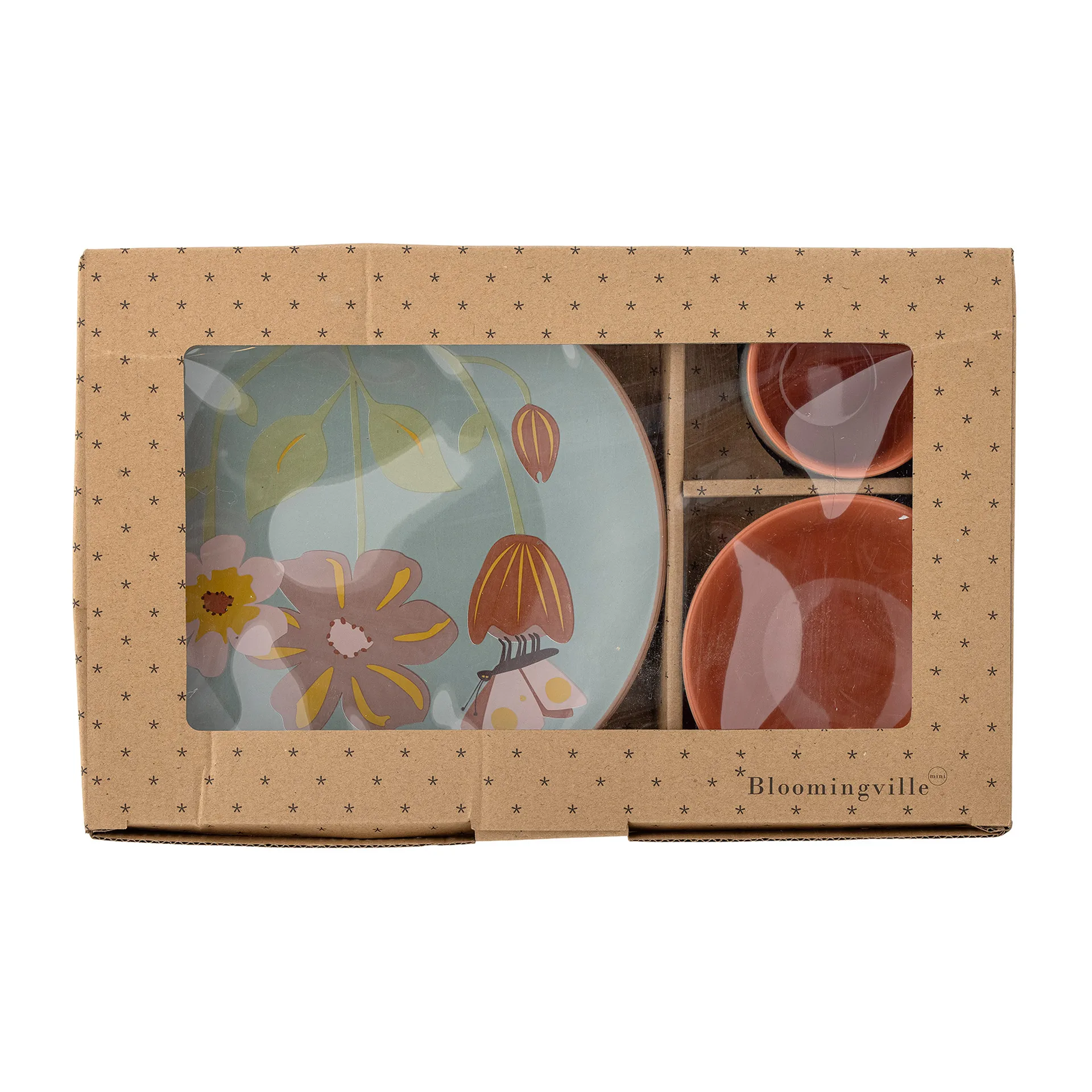 Meadow kinderservies aardewerk 3-delig, Bloemen Bloomingville