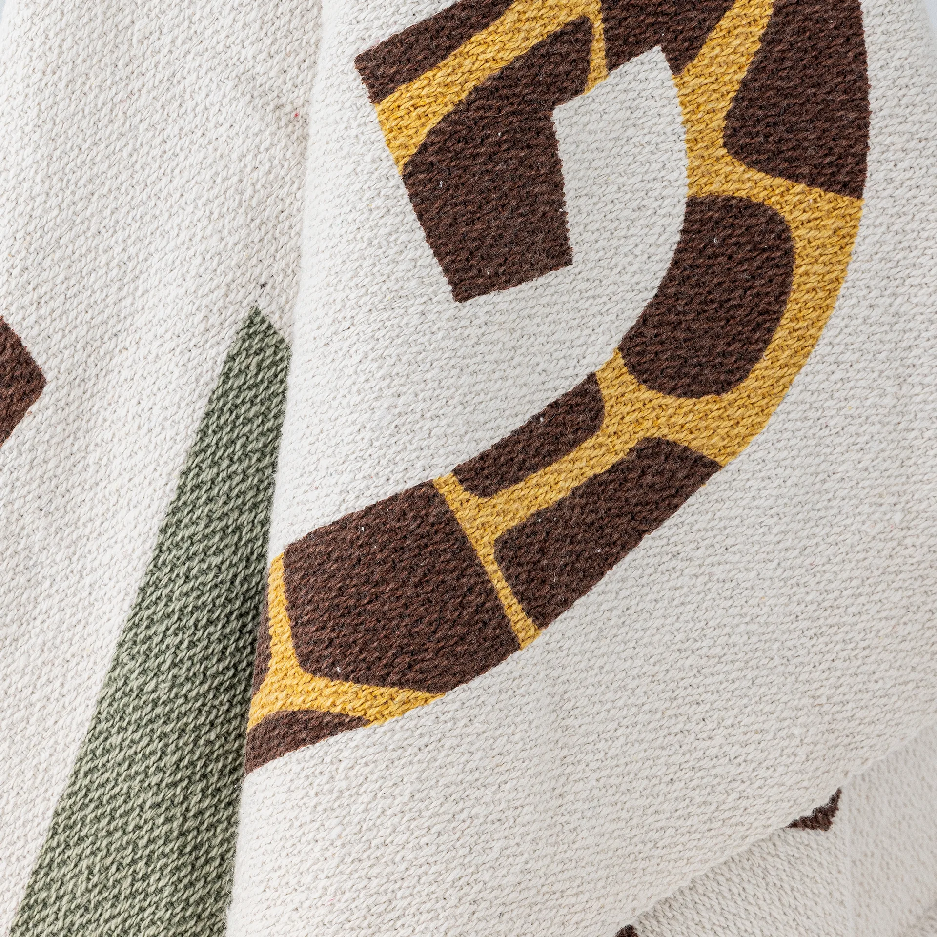 Memmo katoenplaid 160x130 cm, Natuur Bloomingville