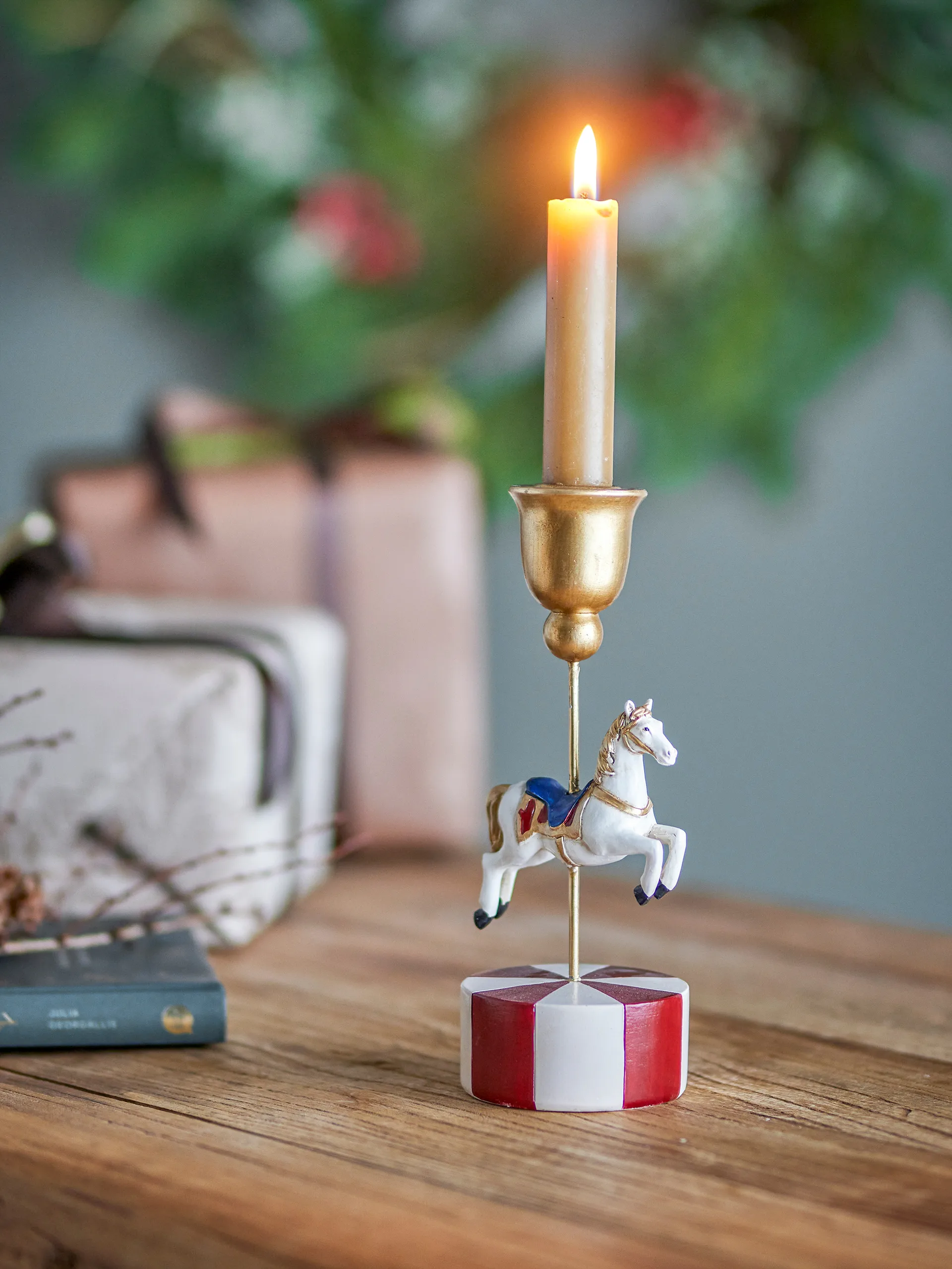 Merry-go-round kandelaar, Wit Bloomingville