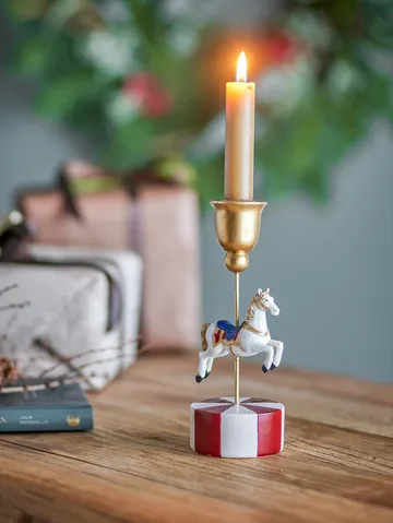 Merry-go-round kandelaar - Wit - Bloomingville