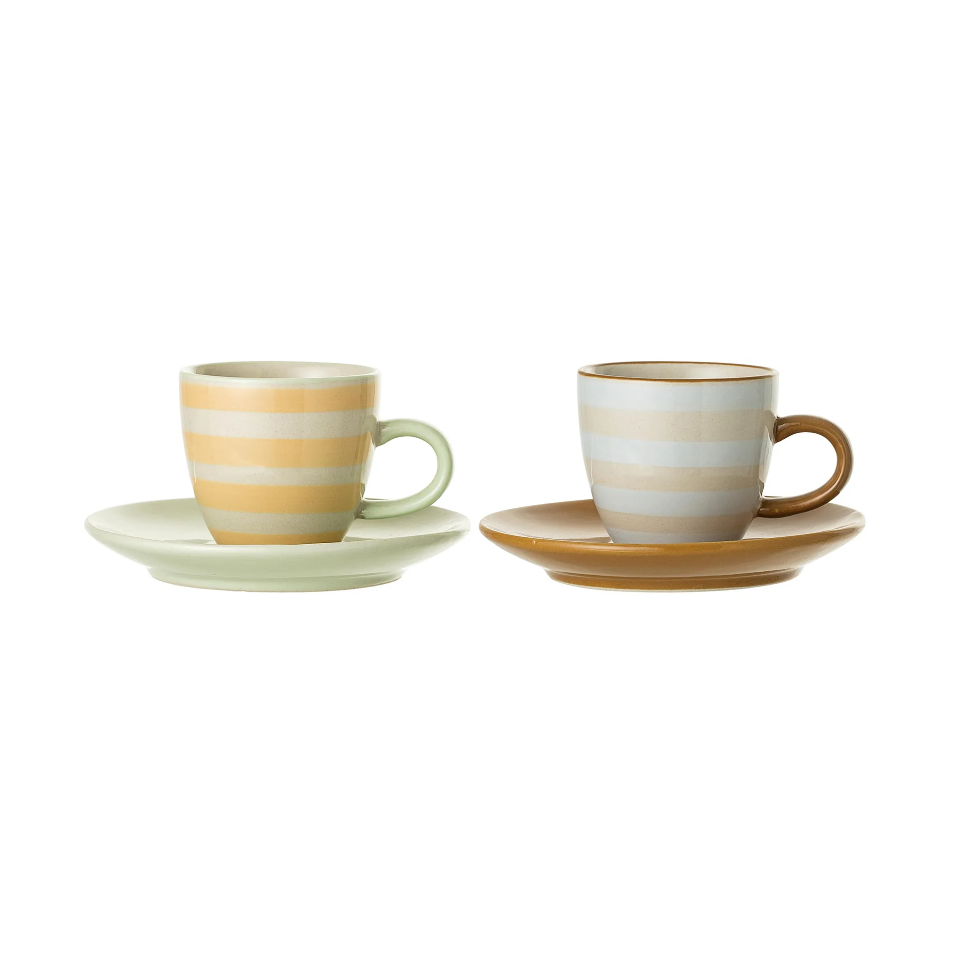 Miami kop met schotel 2-delig 6 cm.,  Bloomingville