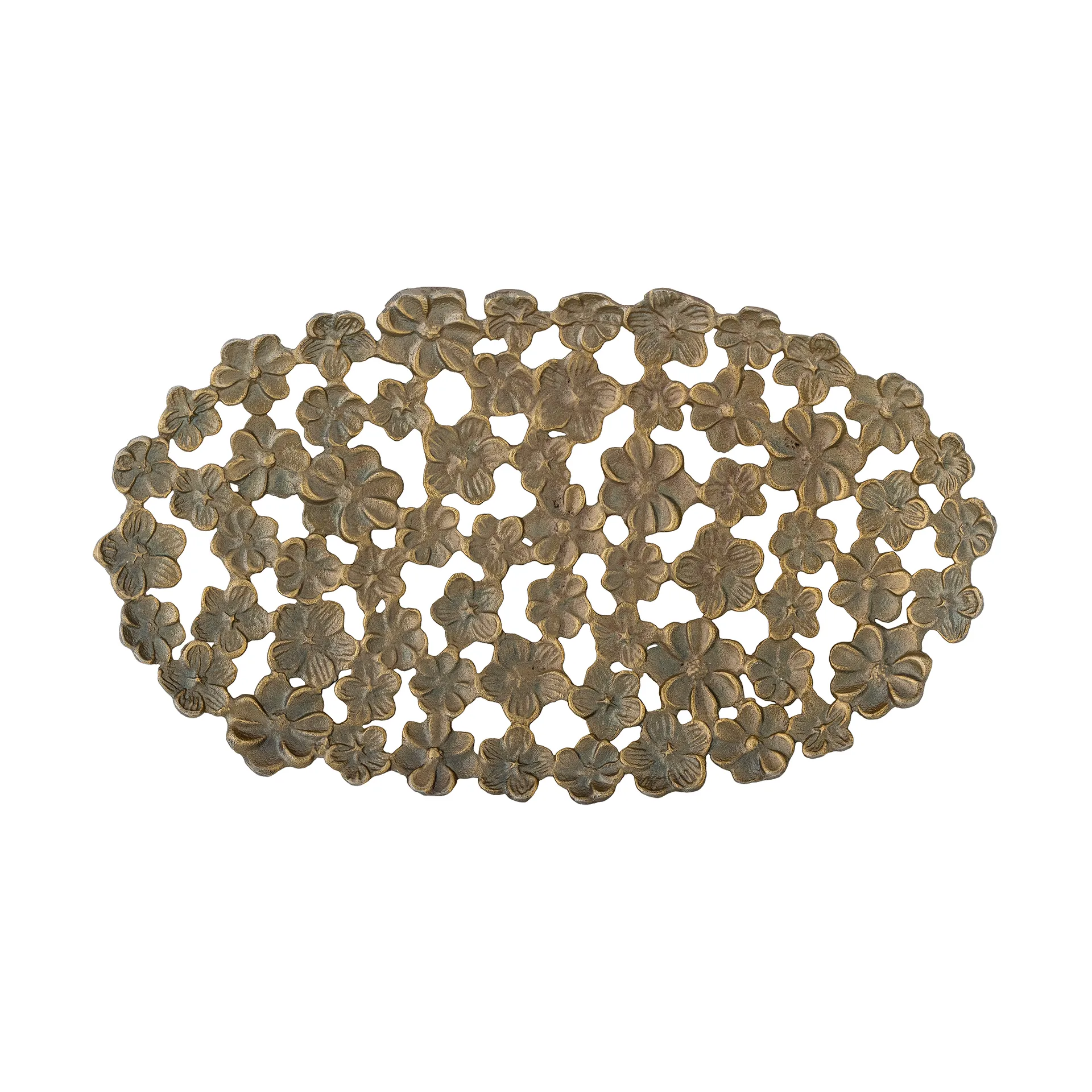 Micha decoratieschaal 25x43,5 cm, Goud Bloomingville