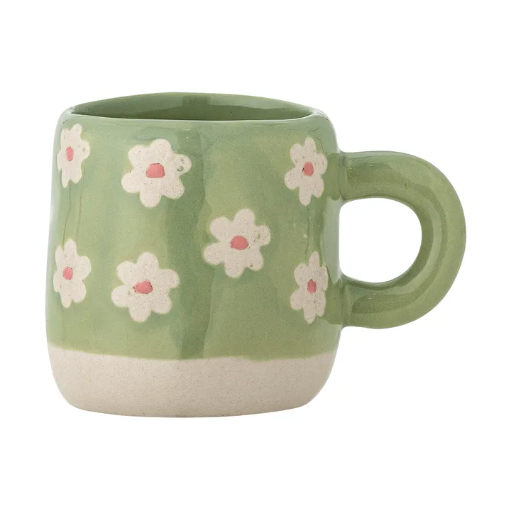 Millie kop 11 cl - Groen, bloemen - Bloomingville