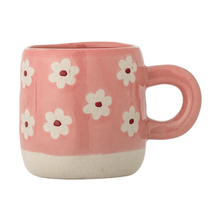Millie kop 11 cl - Roze, bloemen - Bloomingville