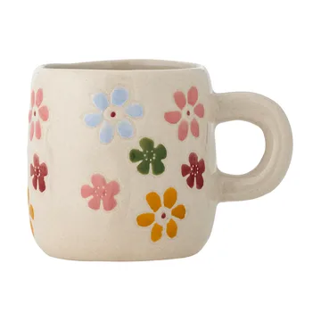 Millie kop 11 cl - Wit, bloemen - Bloomingville