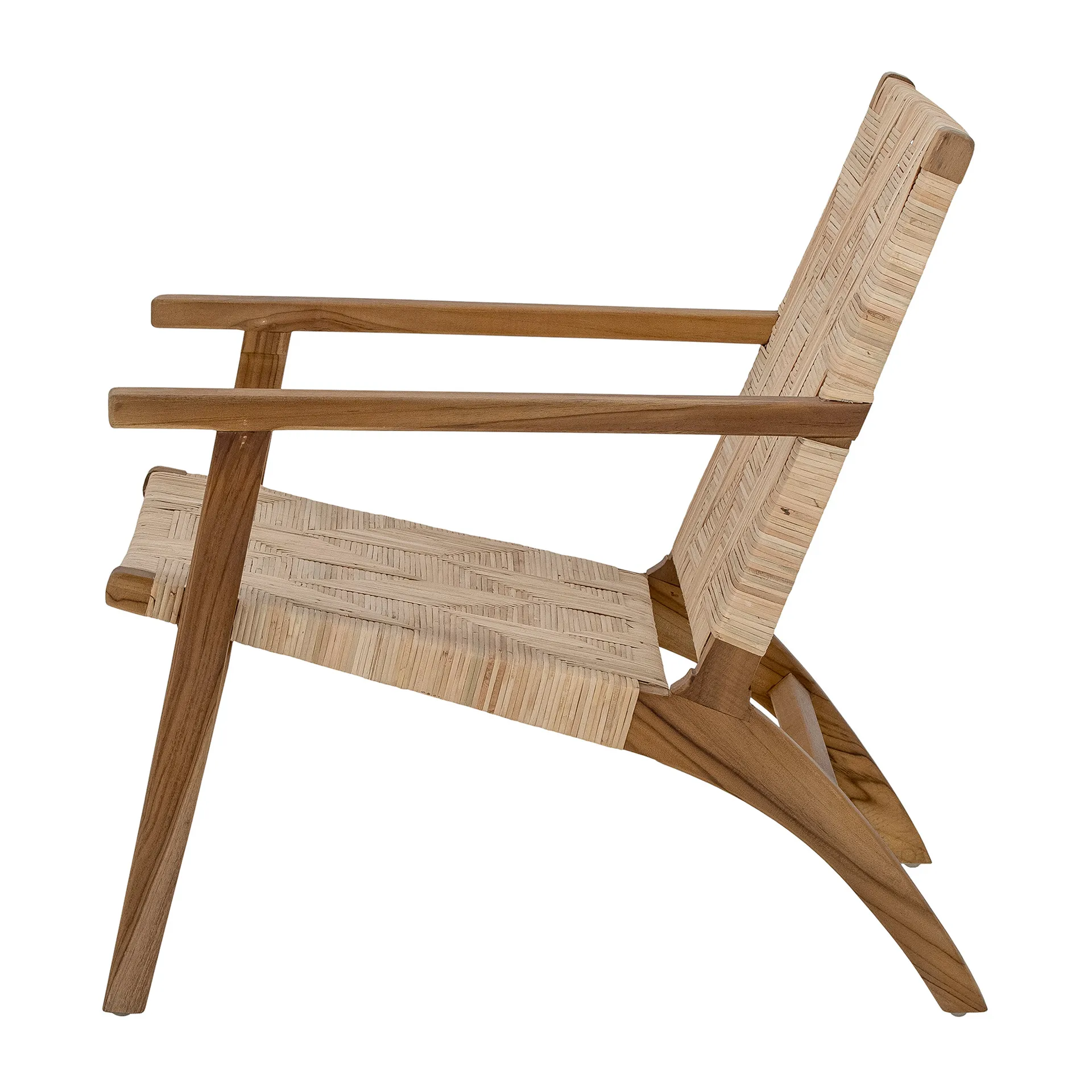 Mills loungestoel rotan, Bruin Bloomingville