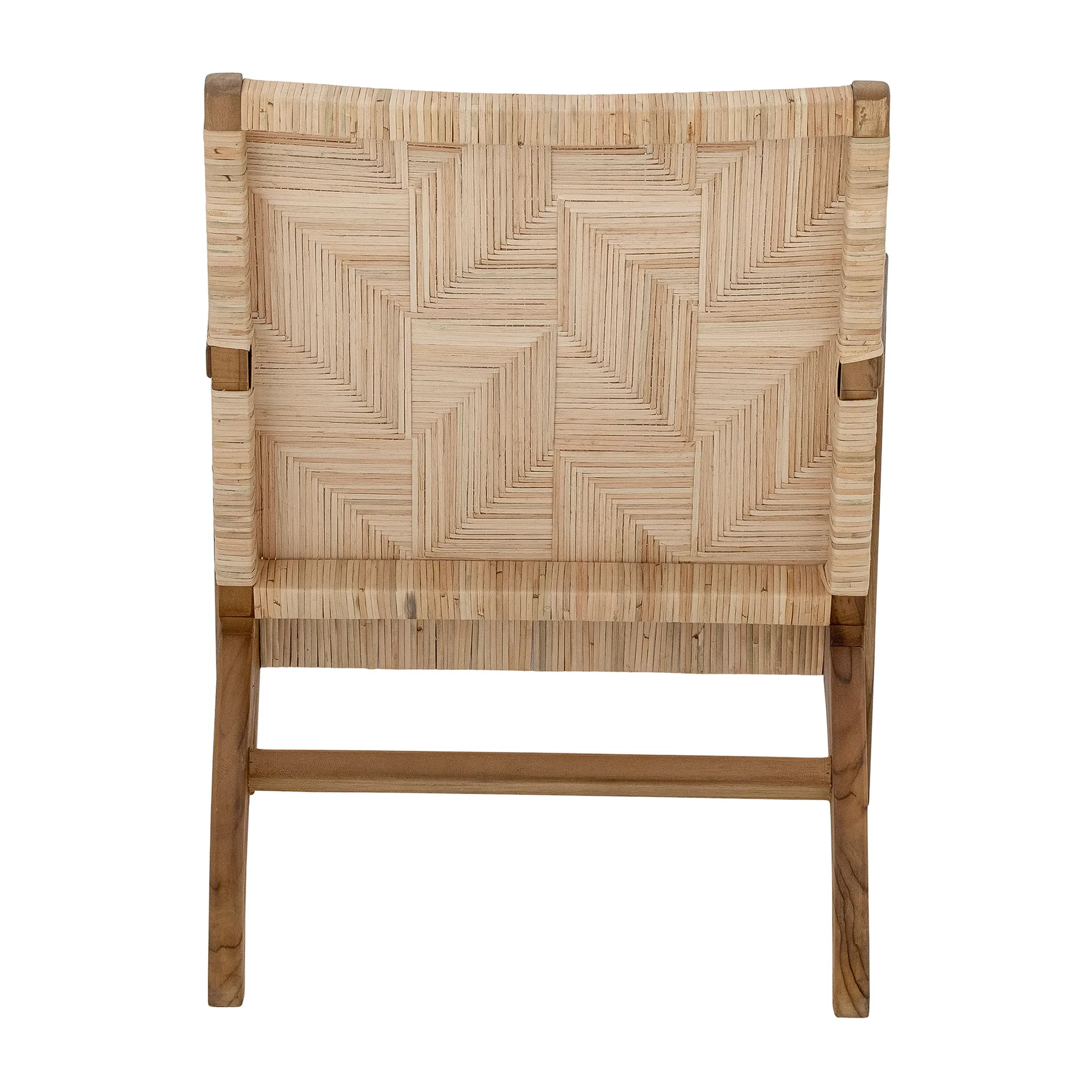 Mills loungestoel rotan, Bruin Bloomingville