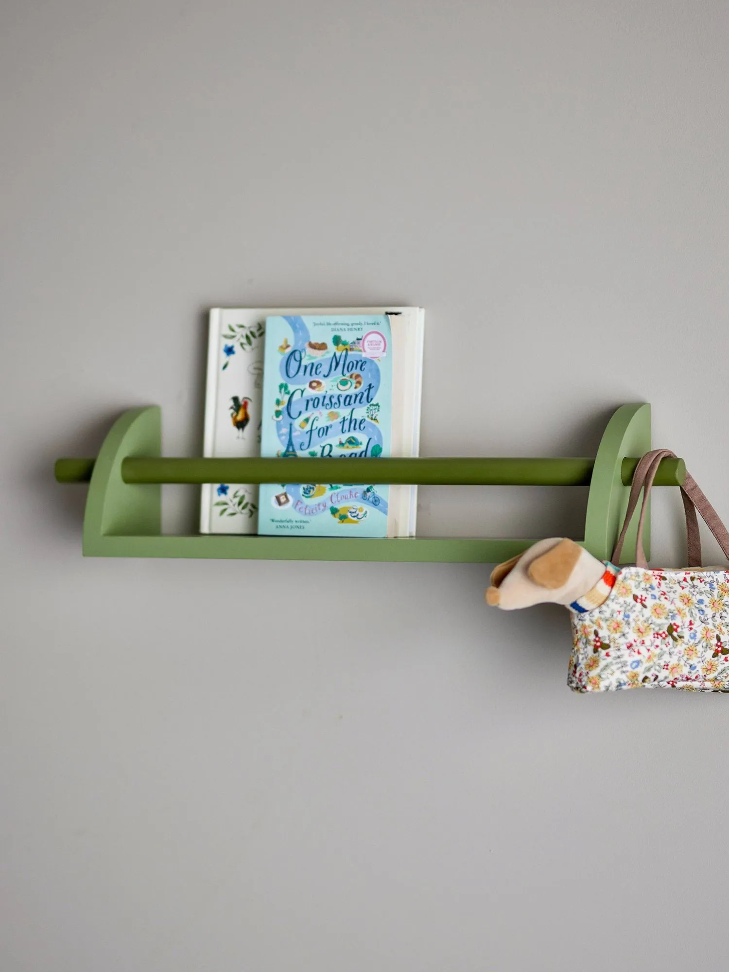 Mingus wandplank 14x60 cm, Groen Bloomingville