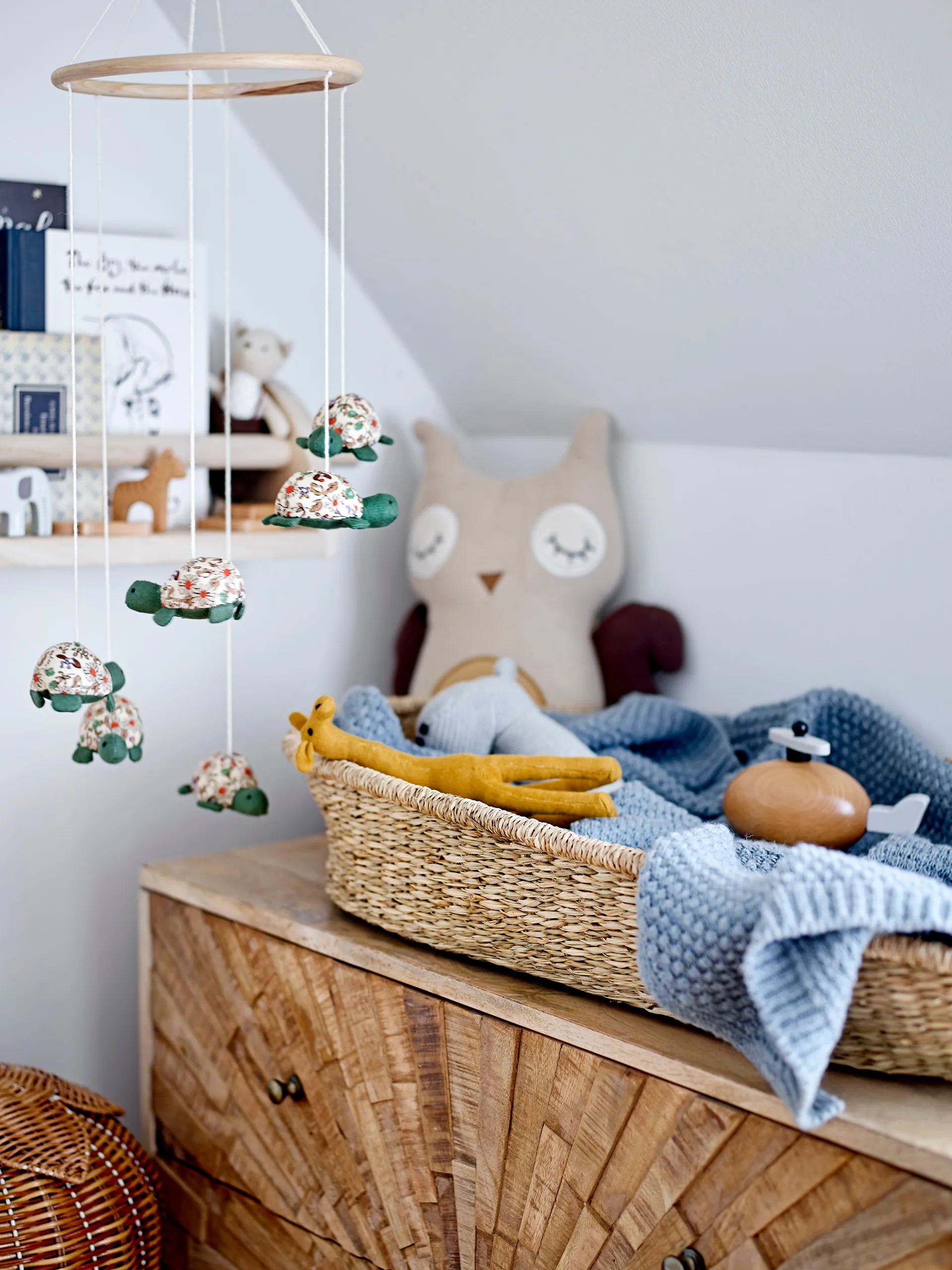 Mingus wandplank 14x60 cm, Natuur Bloomingville