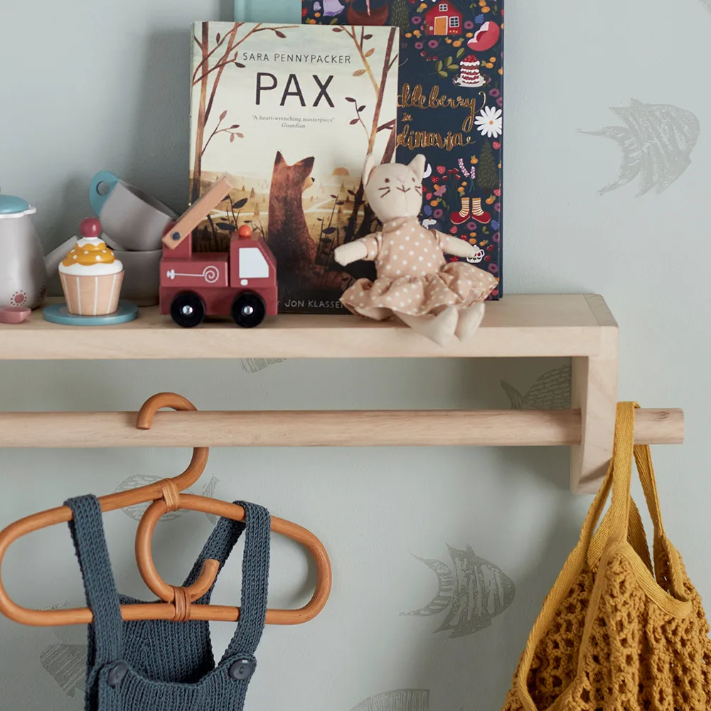 Mingus wandplank 14x60 cm, Natuur Bloomingville