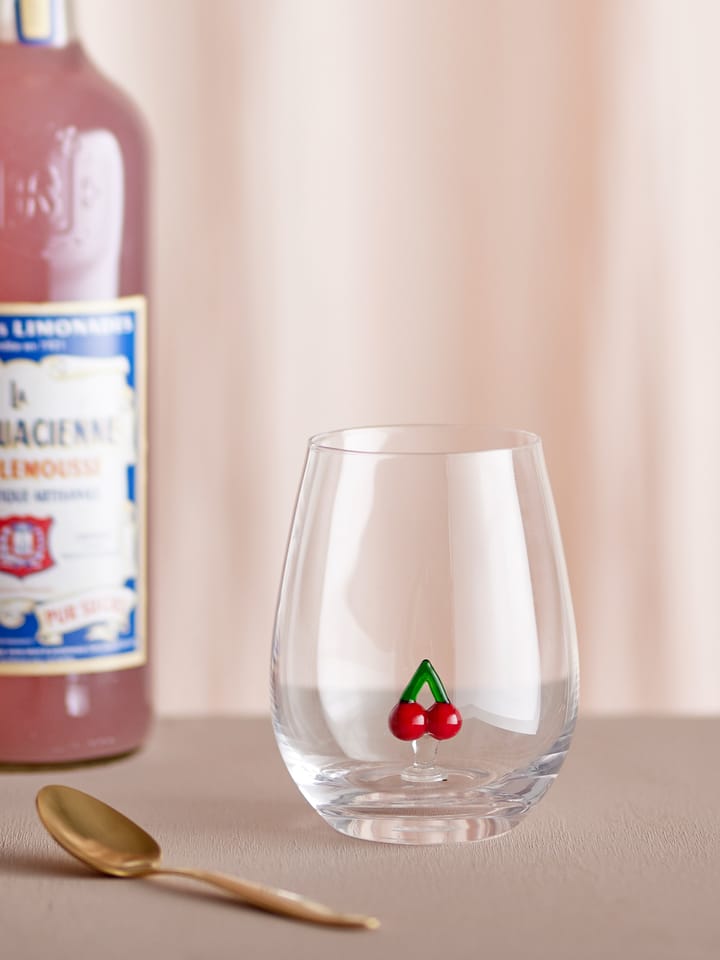 Misa drinkglas 56 cl, Clear-cherry Bloomingville