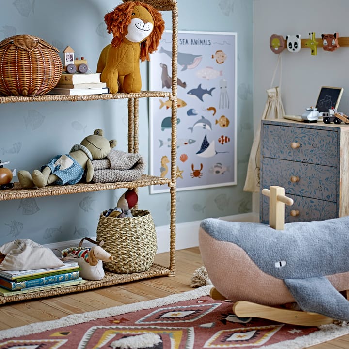 Moby hobbeldier met handvat, Blauw Bloomingville