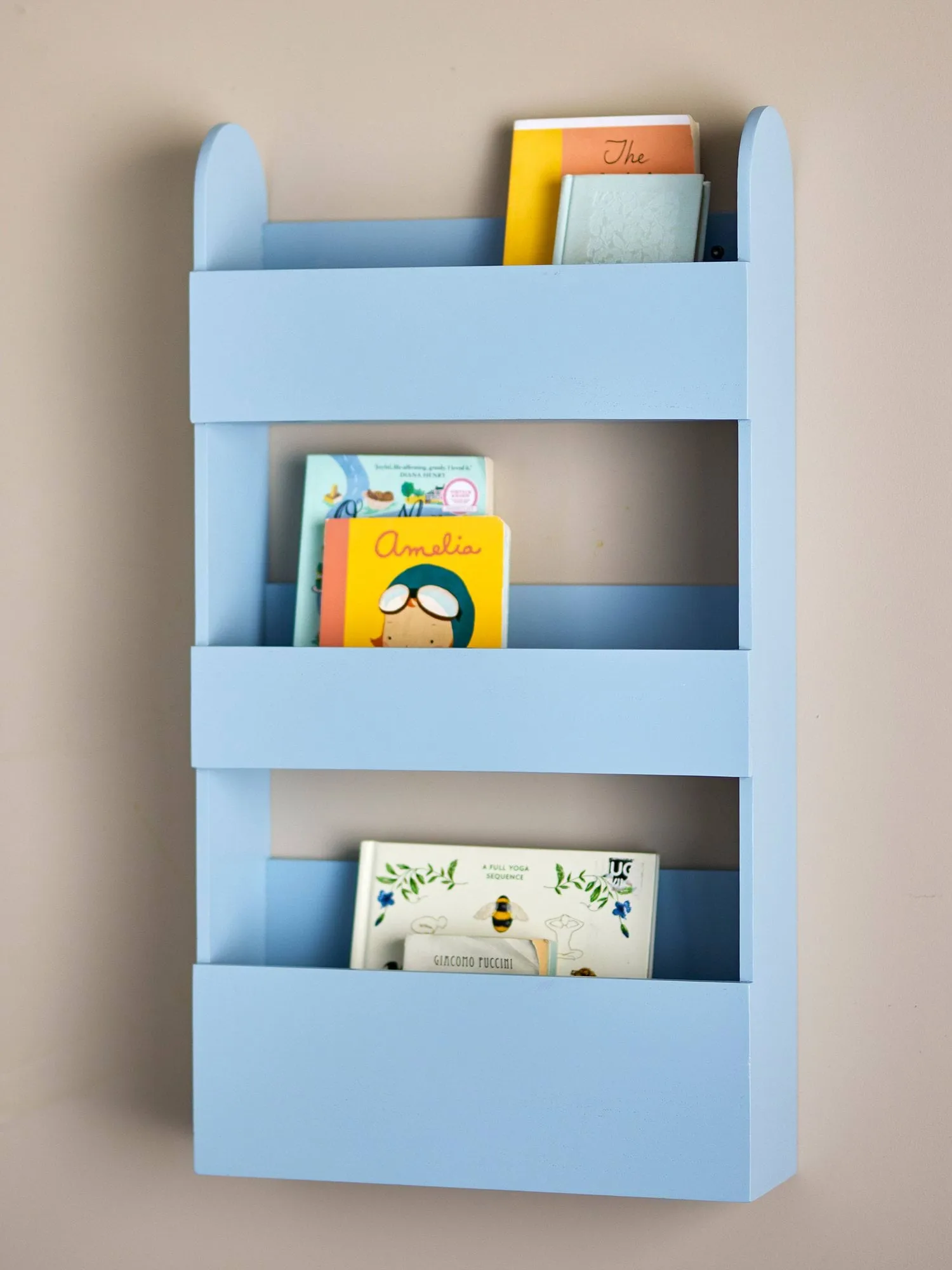 Moris wandplank, Blue, 38x70 cm Bloomingville
