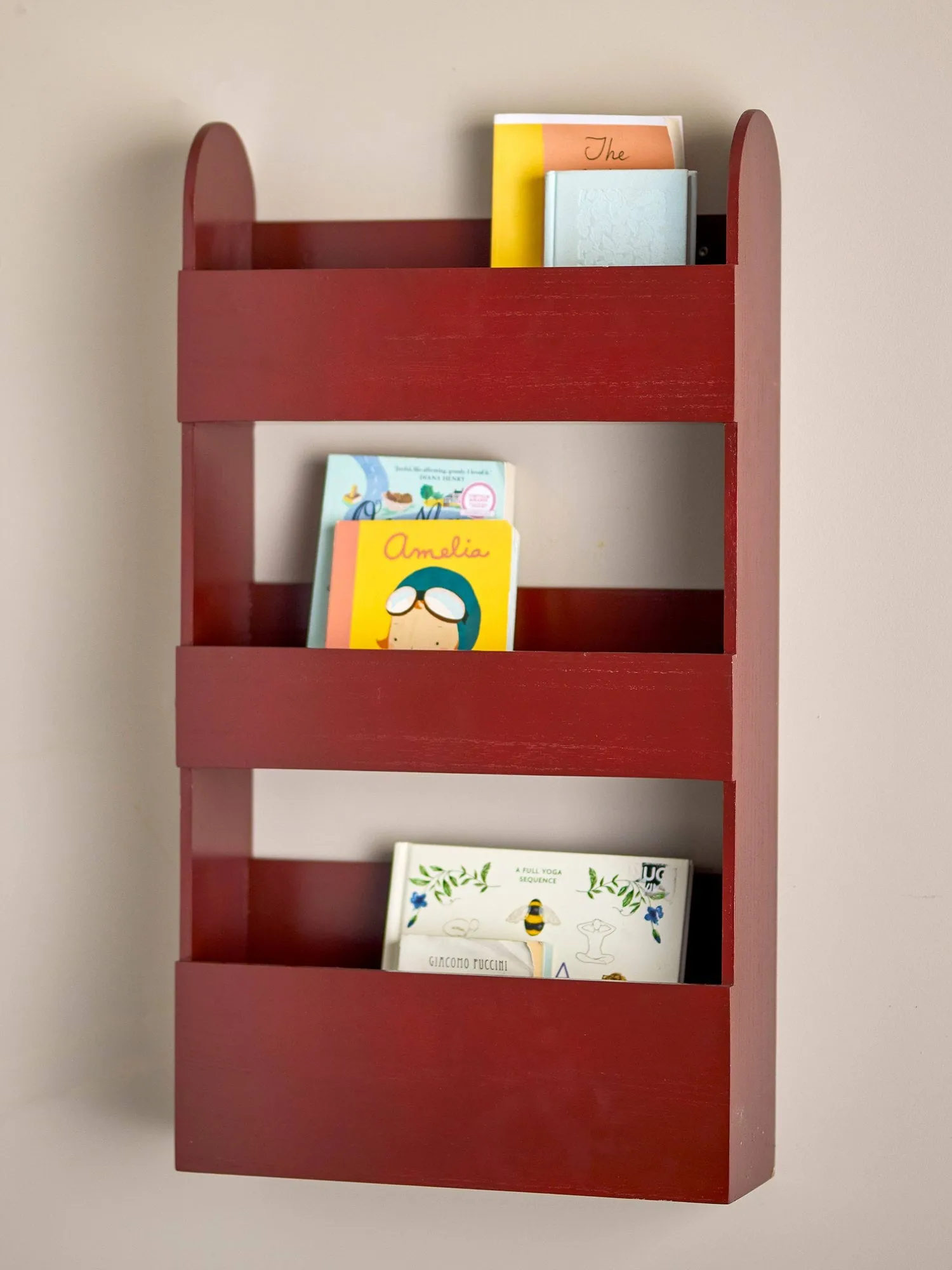 Moris wandplank, Red, 38x70 cm Bloomingville