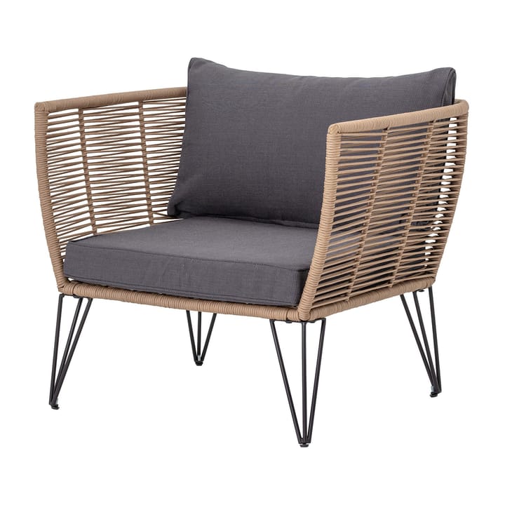 Mundo loungefauteuil, Brown-grey Bloomingville