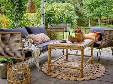 Mundo loungefauteuil - Brown-grey - Bloomingville