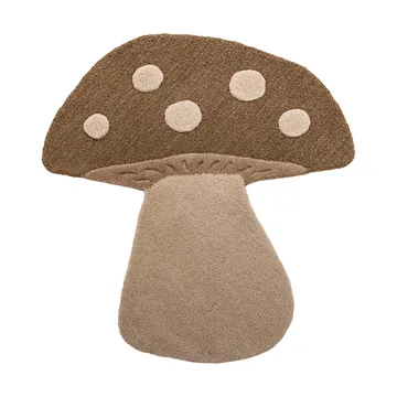 Mushroom vloerkleed - Bruin, wol - Bloomingville
