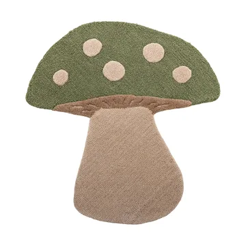 Mushroom vloerkleed - Groen, wol - Bloomingville