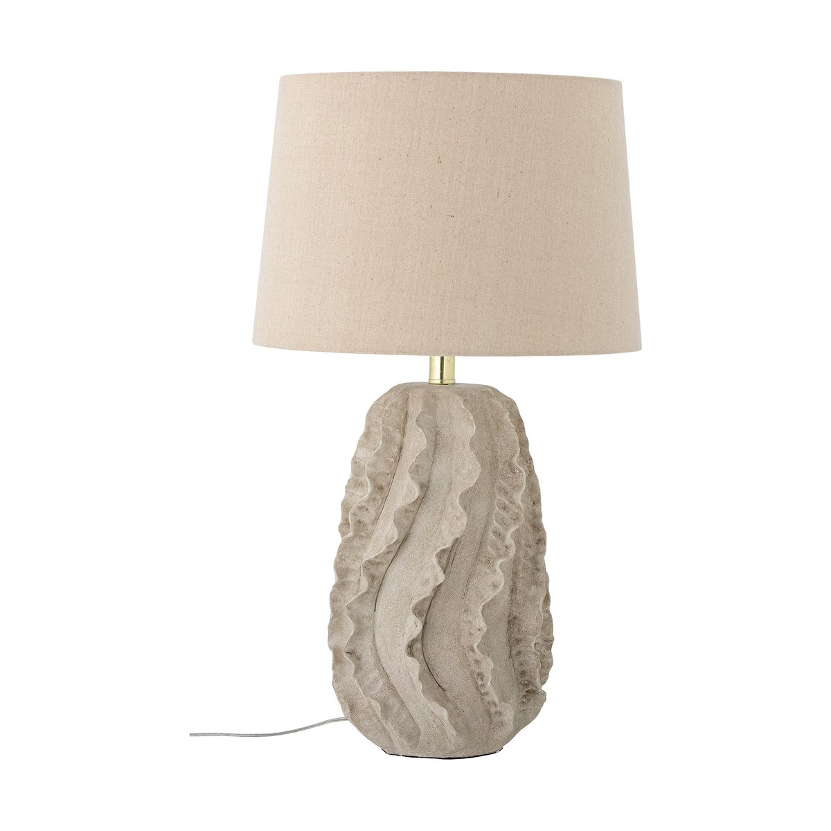 Bloomingville Natika tafellamp o38x64 cm Nature | Scandinavisch Interieur | Bureau- & tafellampen | Beige